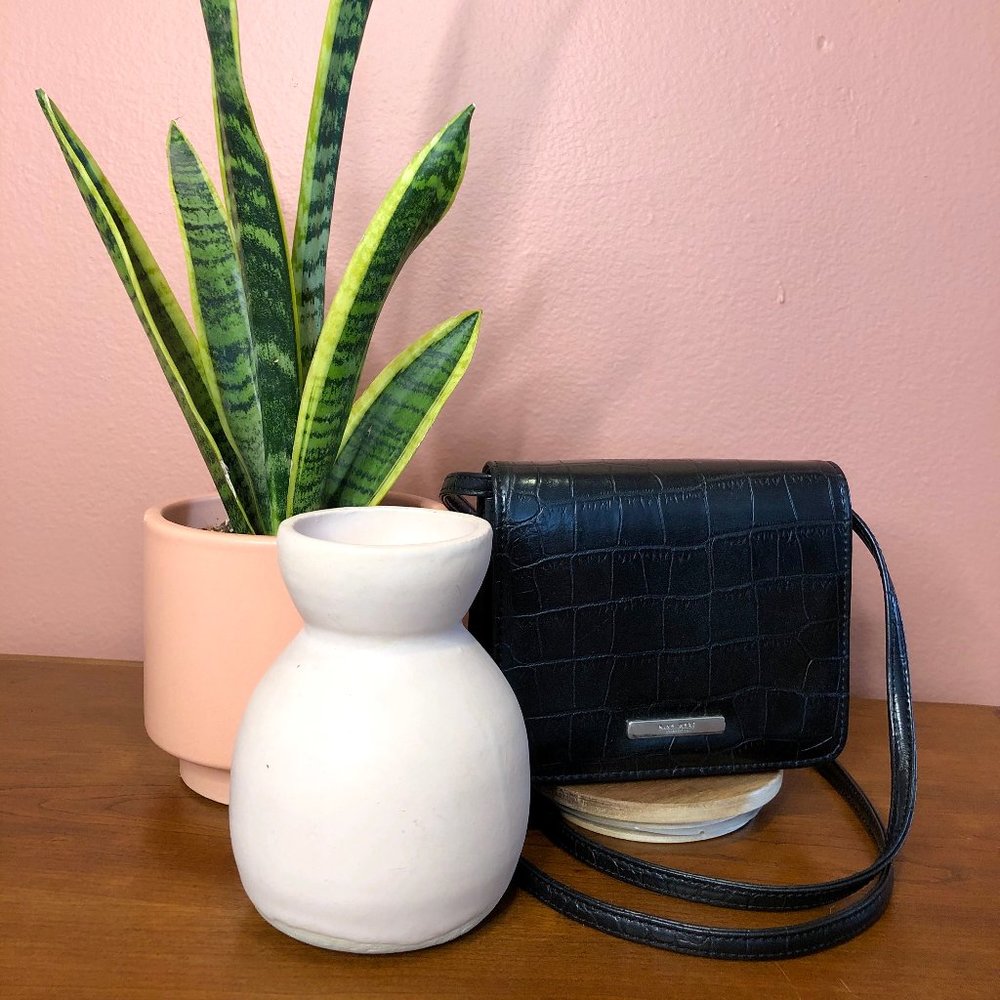 Vintage 90s Nine West Mini Cross-Body Wallet Bag